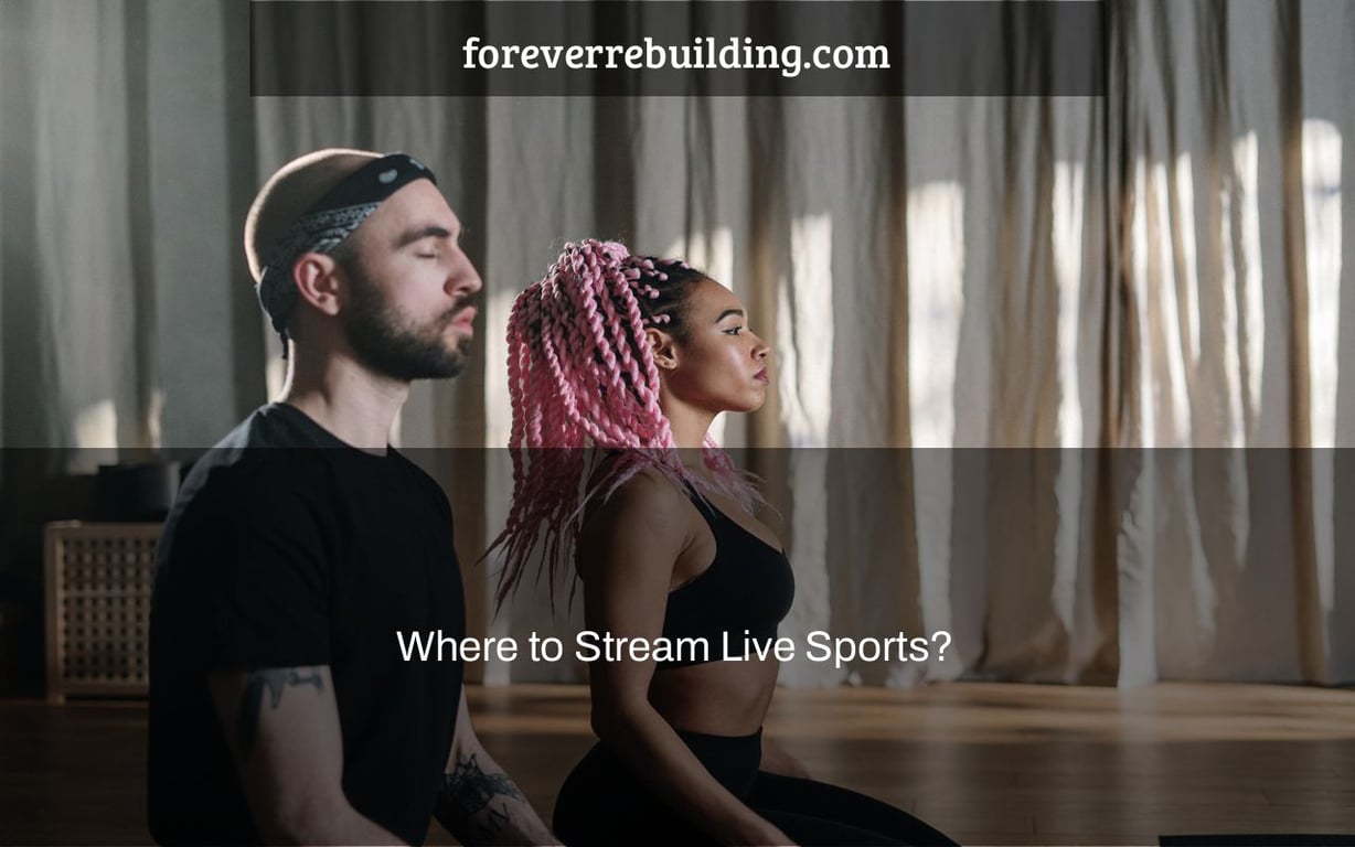 Where to Stream Live Sports?