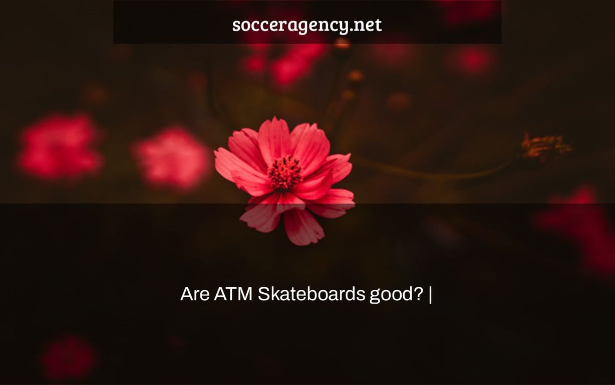 Are ATM Skateboards good? |