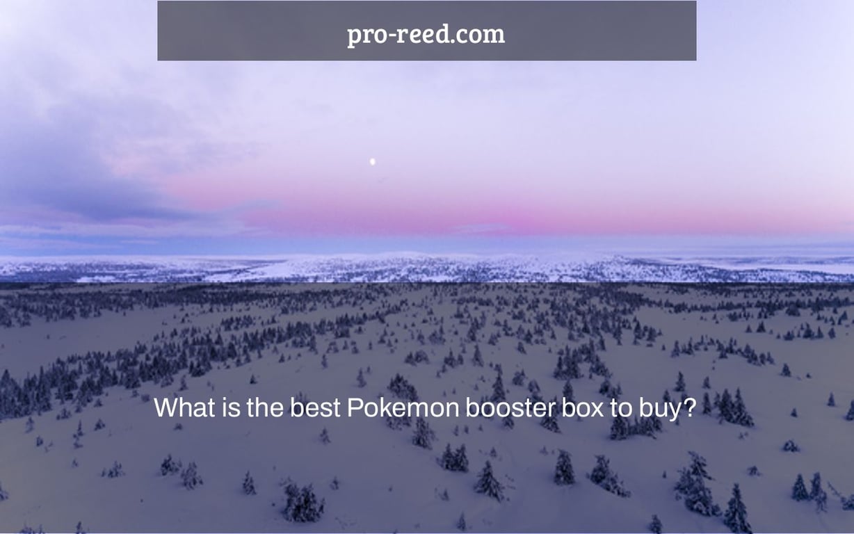 What is the best Pokemon booster box to buy?