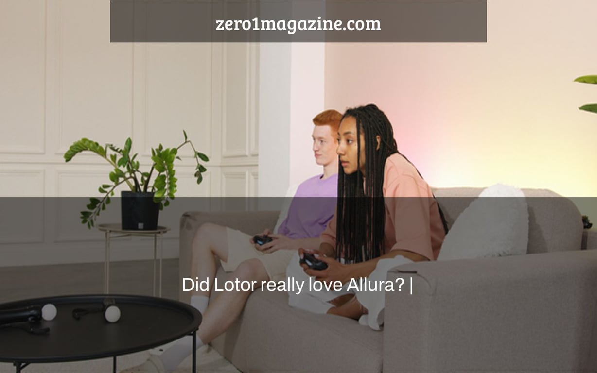 Did Lotor really love Allura? |