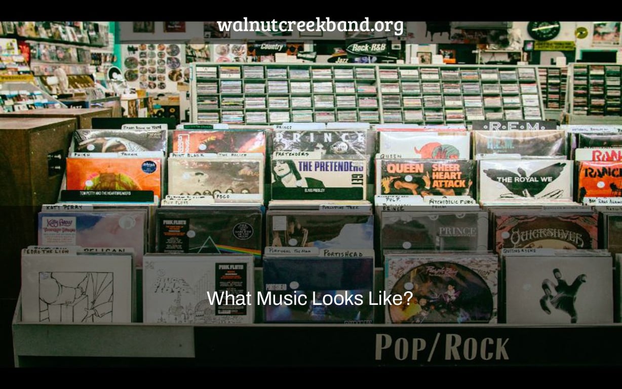 What Music Looks Like?