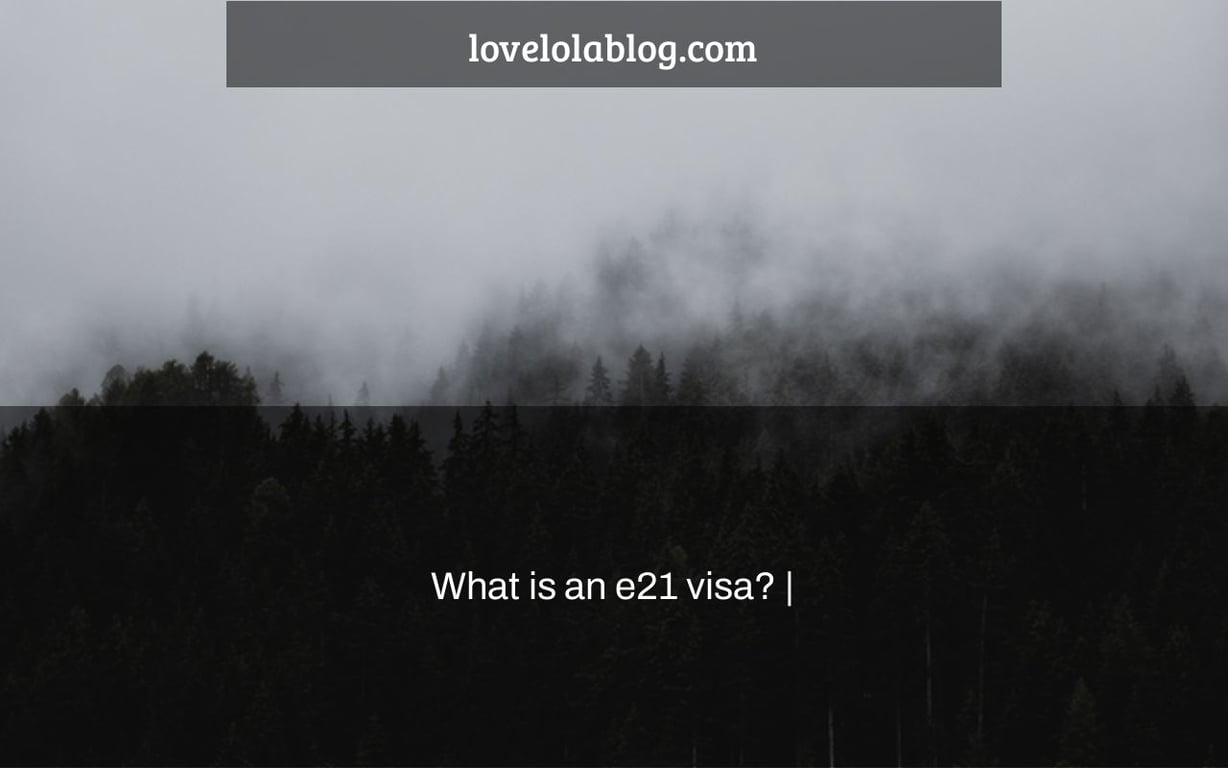 What is an e21 visa? |