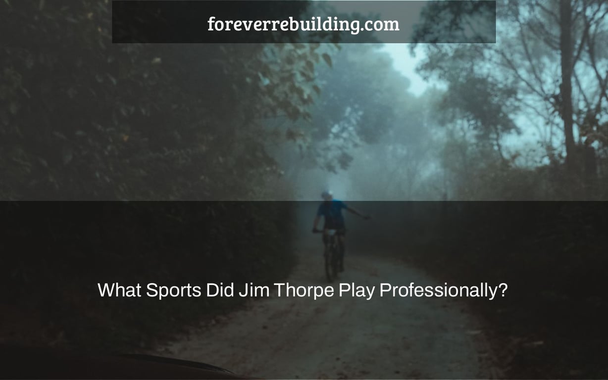 What Sports Did Jim Thorpe Play Professionally?