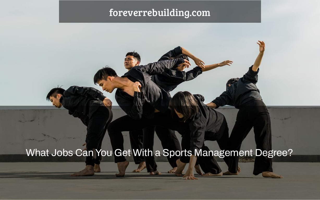 What Jobs Can You Get With a Sports Management Degree?