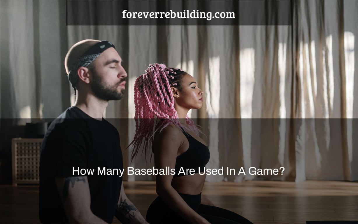 How Many Baseballs Are Used In A Game?