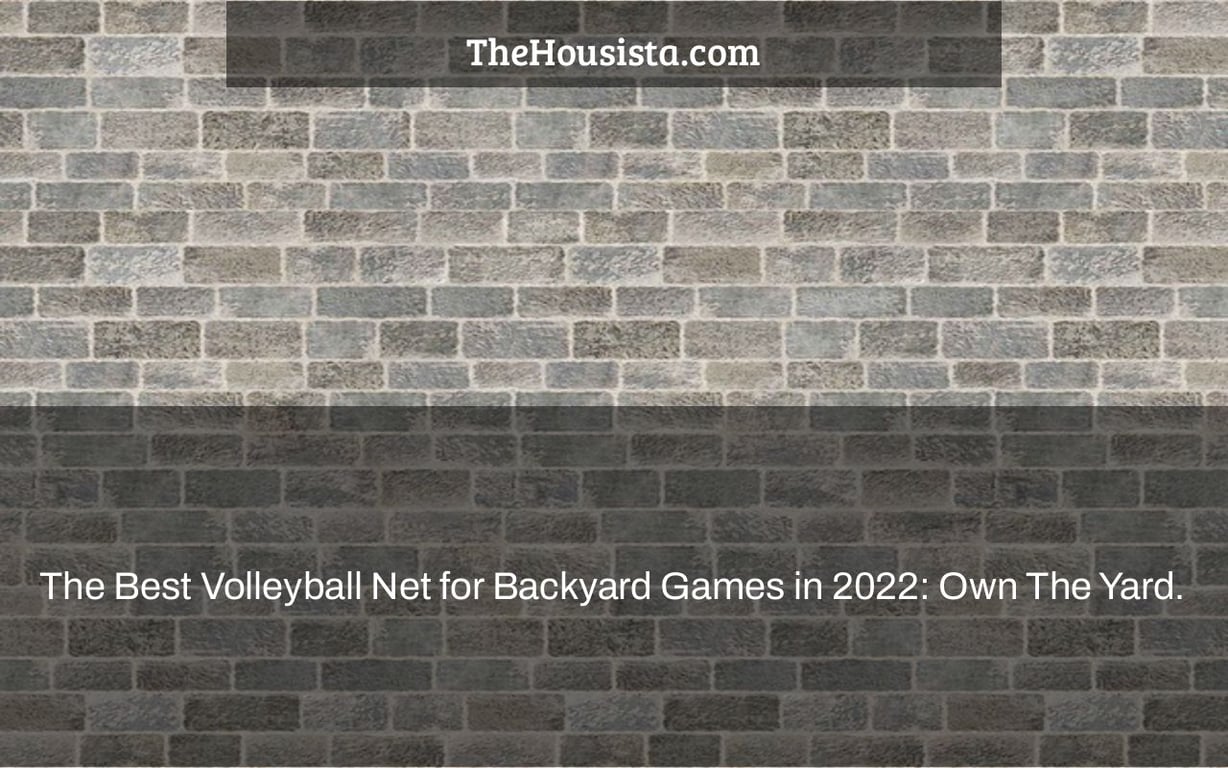 The Best Volleyball Net for Backyard Games in 2022: Own The Yard.
