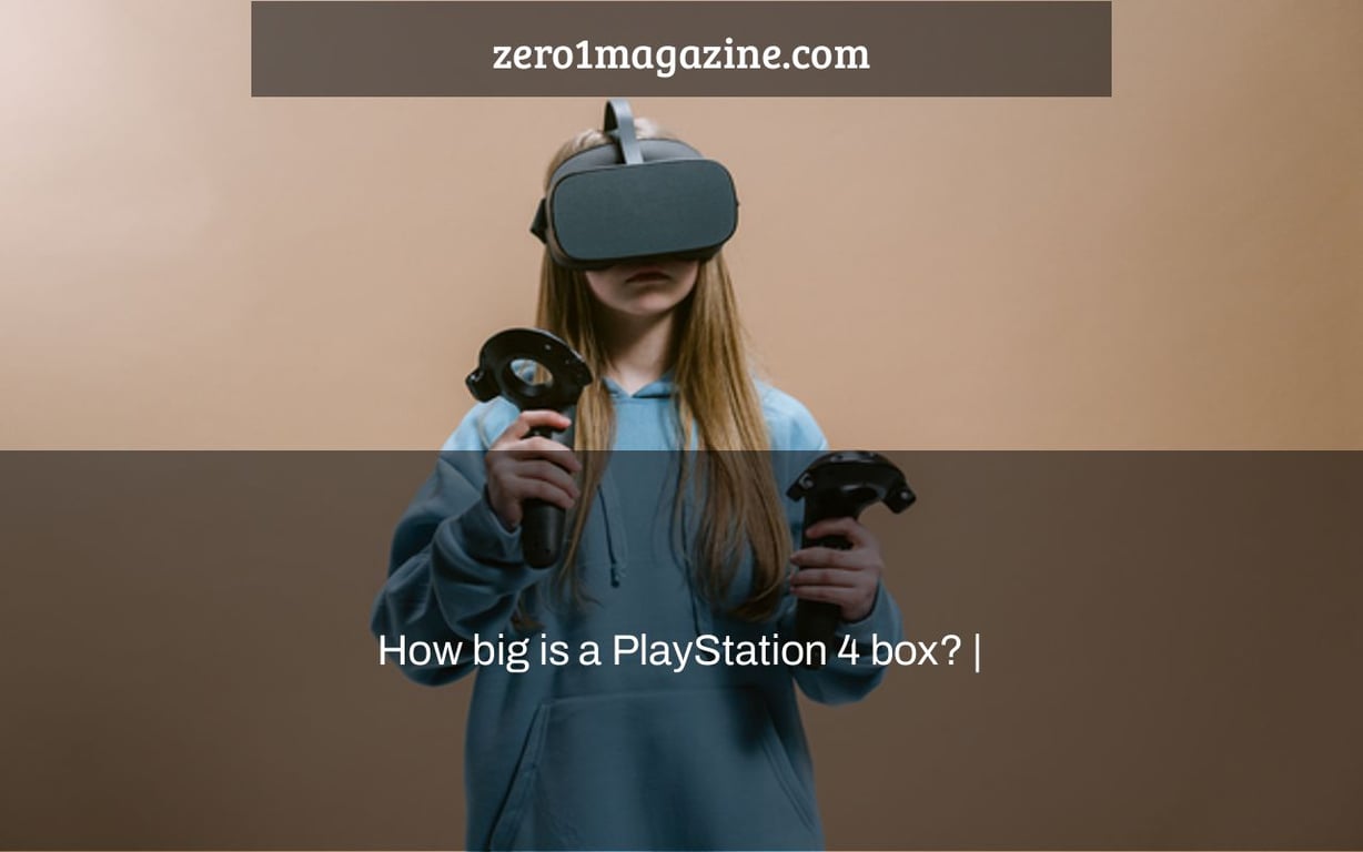 How big is a PlayStation 4 box? |