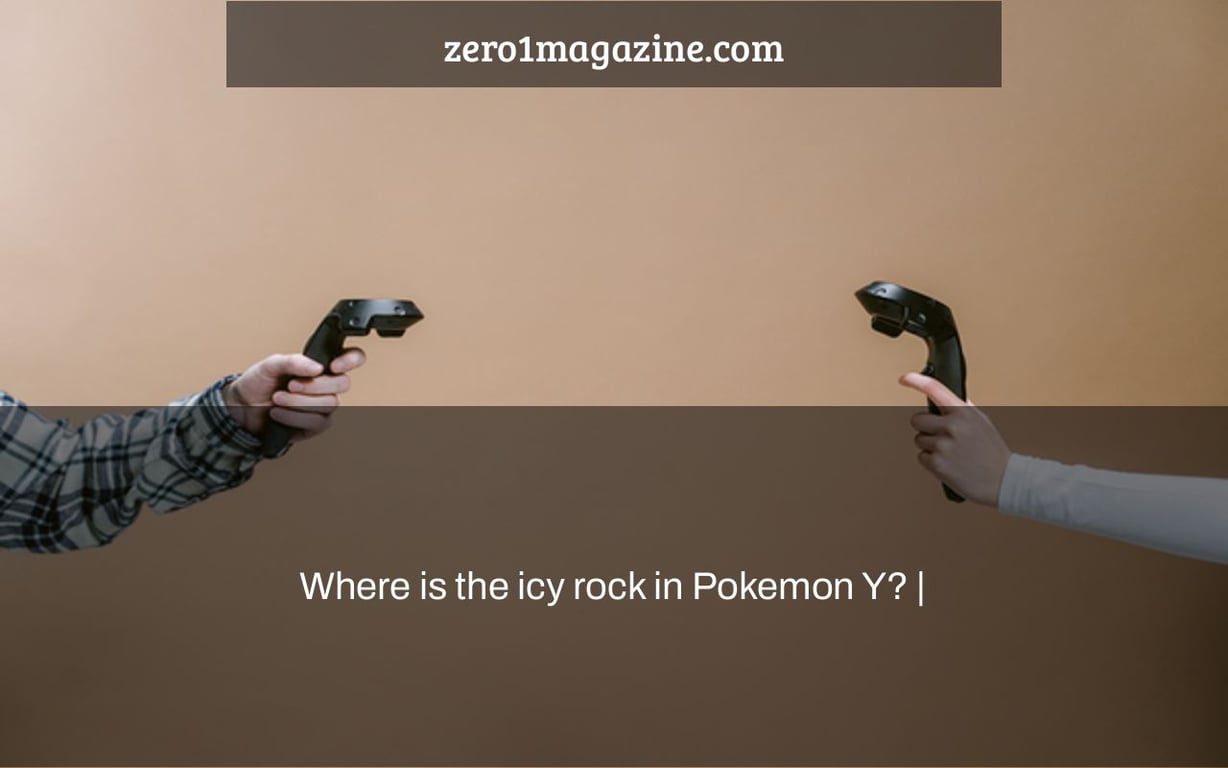 Where is the icy rock in Pokemon Y? |