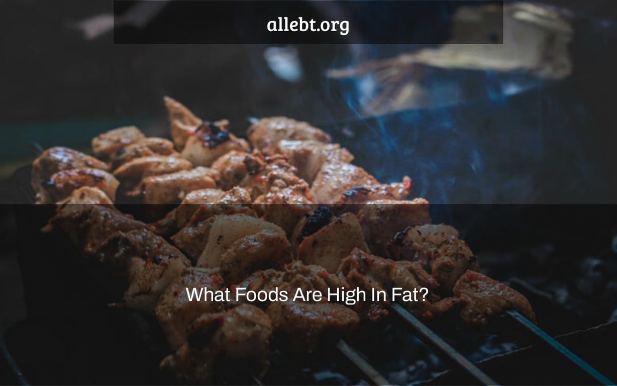 What Foods Are High In Fat?
