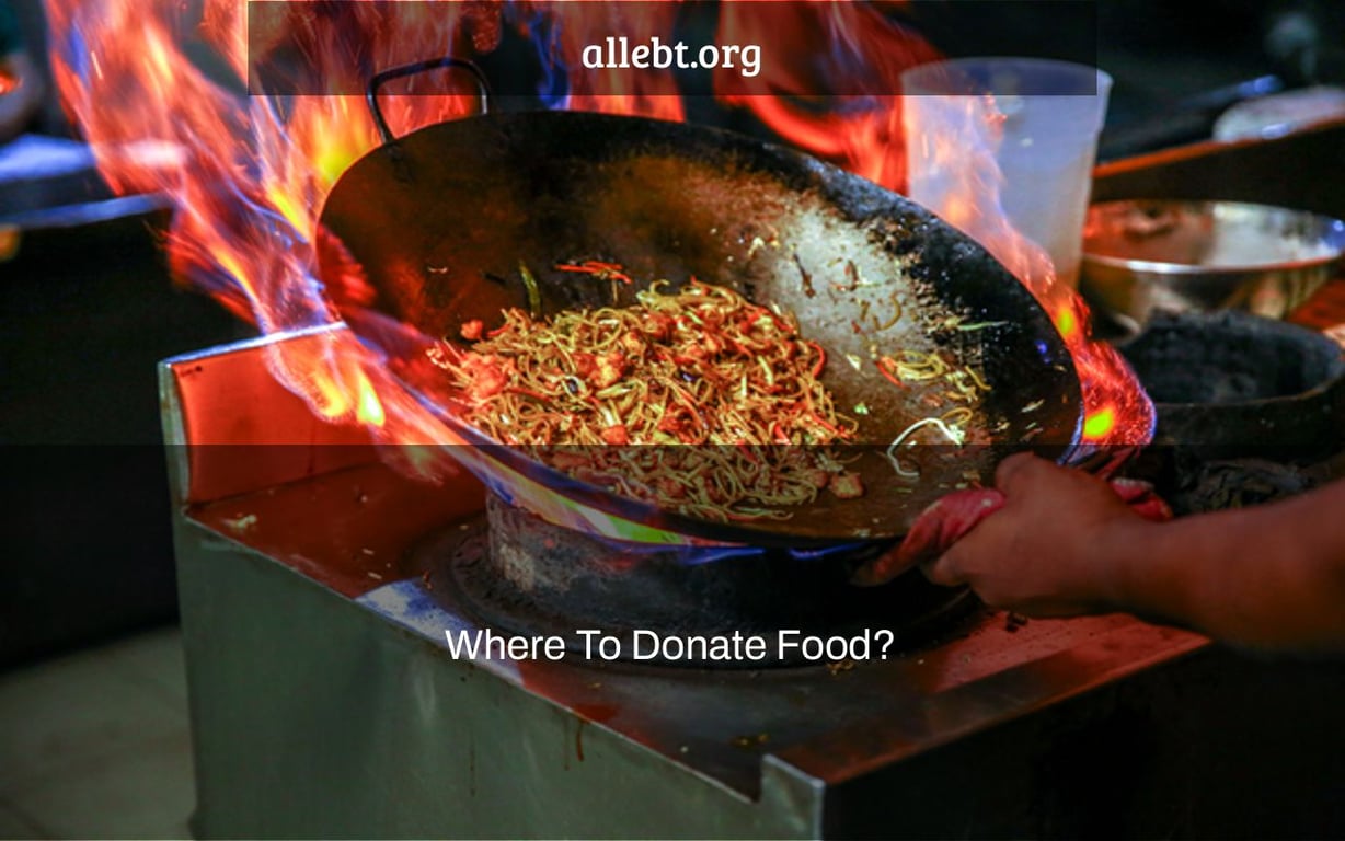 Where To Donate Food?