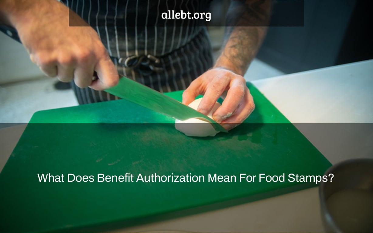 What Does Benefit Authorization Mean For Food Stamps?