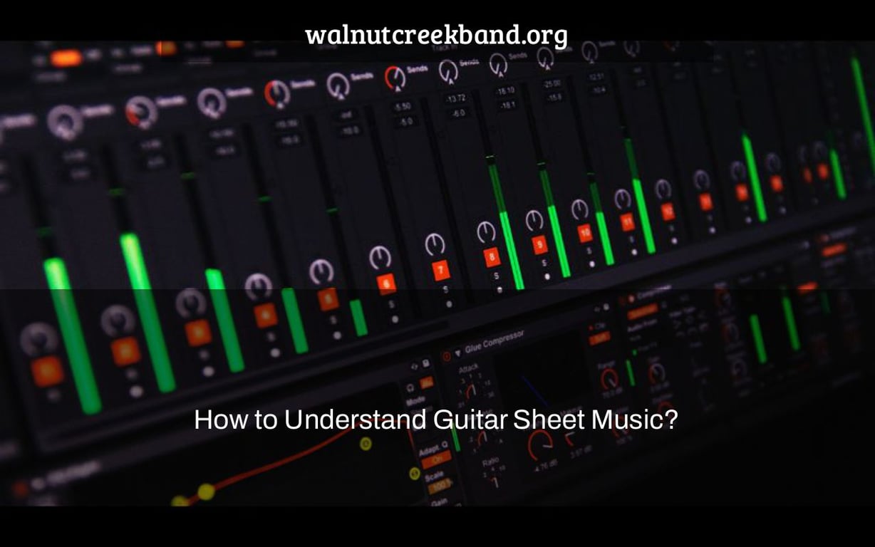 How to Understand Guitar Sheet Music?