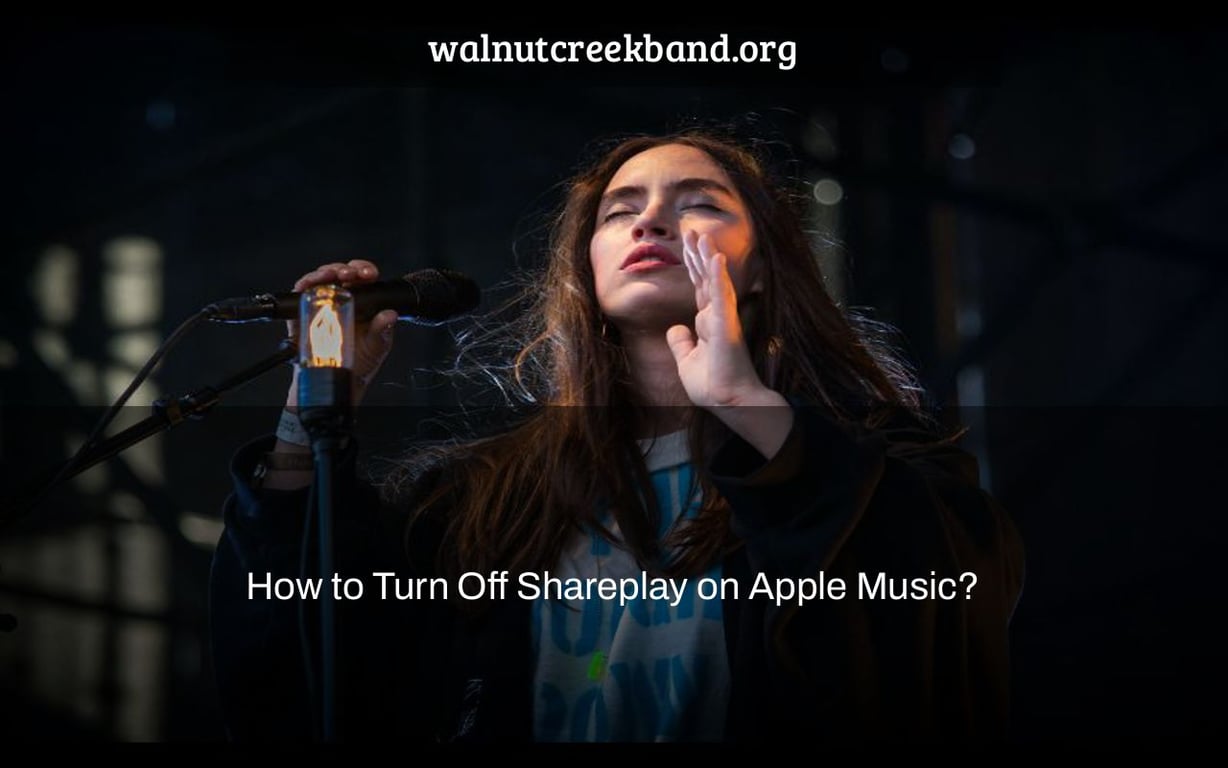 How to Turn Off Shareplay on Apple Music?