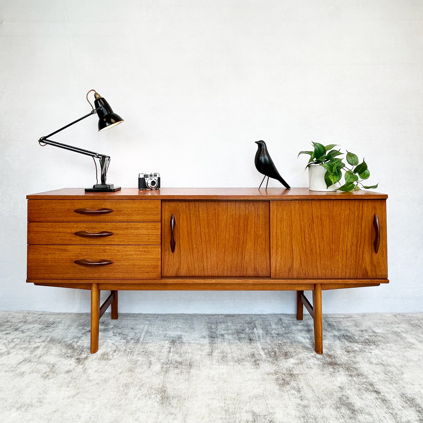 Mid Century Teak Sideboard by Avalon