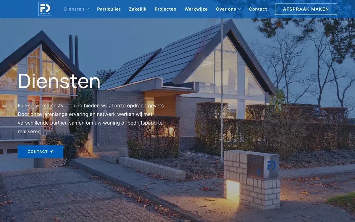 FD Architecten diensten