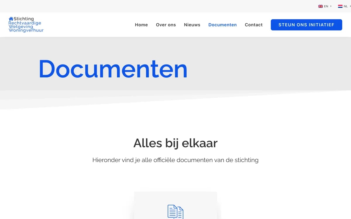 Stichting RWW documenten pagina