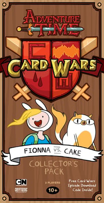 Caja de Adventure Time Card Wars: Fionna vs Cake