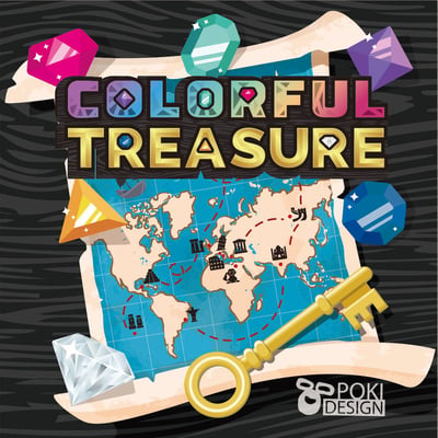 Caja de Colorful Treasure