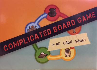 Caja de Complicated Board Game the Card Game