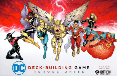Caja de DC Deck-Building Game: Heroes Unite