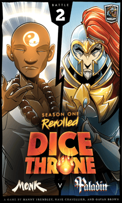 Caja de Dice Throne: Temporada 1 Rerolled – Monje v Paladin