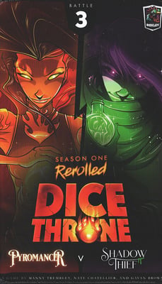 Caja de Dice Throne: Temporada 1 Rerolled – Piromante vs Ladrón Sombrío