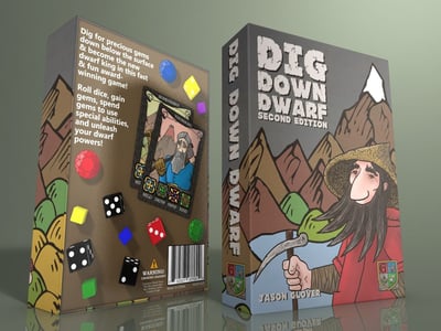 Caja de Dig Down Dwarf