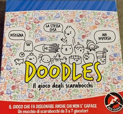 Caja de DOODLES: Il gioco degli scarabocchi