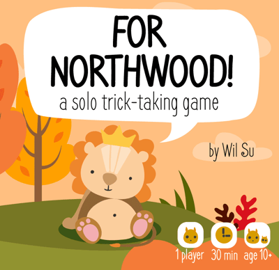 Caja de ¡Por Northwood! Un Juego de Bazas en Solitario