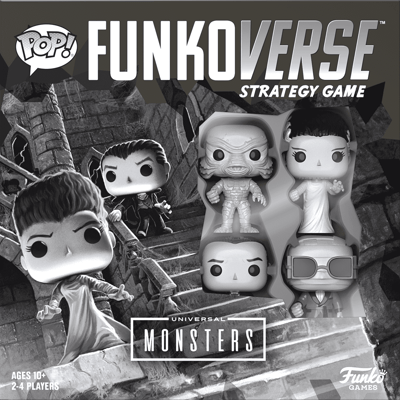 Caja de Funkoverse Strategy Game: Universal Monsters 100