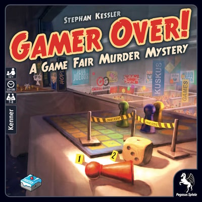 Caja de Gamer Over! A Game Fair Murder Mystery