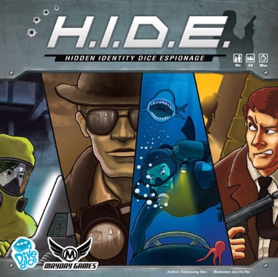 Caja de H.I.D.E.: Hidden Identity Dice Espionage