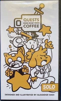 Caja de Quests Over Coffee: Solo Game Of The Month Edition