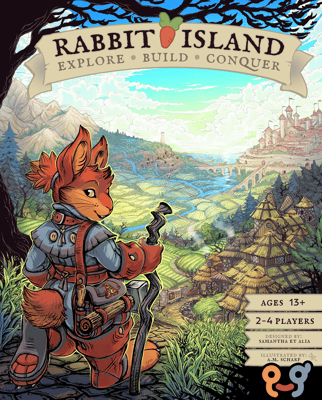 Caja de Rabbit Island: Explore, Build, Conquer