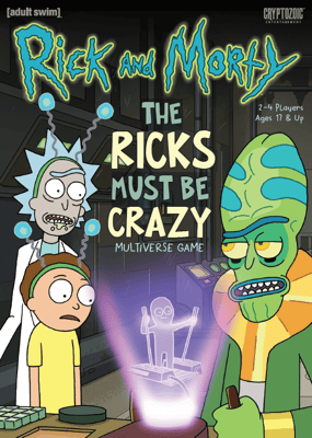 Caja de Rick and Morty: The Ricks Must Be Crazy Multiverse Game