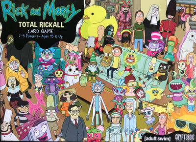 Caja de Rick & Morty: Total Rickall – El juego de cartas