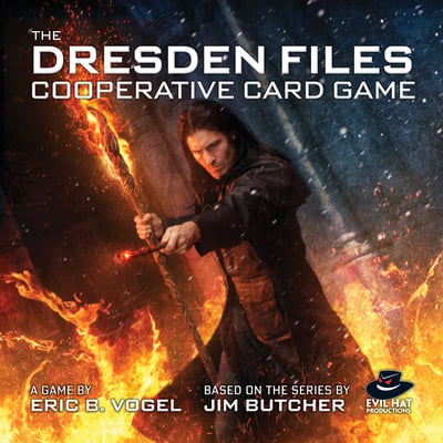Caja de The Dresden Files Cooperative Card Game