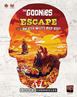Caja de The Goonies: Escape With One-Eyed Willy's Rich Stuff – A Coded Chronicles Game