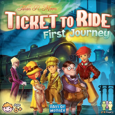 Caja de Ticket to Ride: First Journey (U.S.)