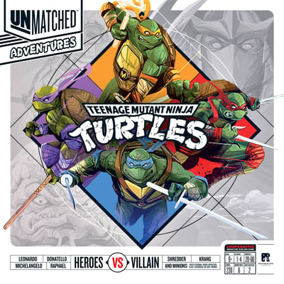 Caja de Unmatched Adventures: Teenage Mutant Ninja Turtles
