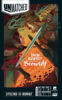 Caja de Unmatched: Caperucita Roja vs. Beowulf