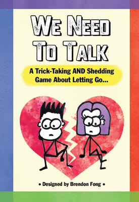 Caja de We Need To Talk: A Trick-Taking and Shedding Game About Letting Go