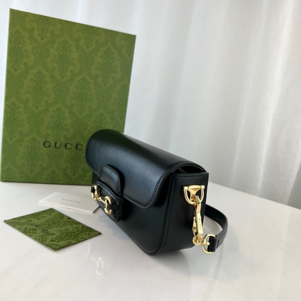 Gucci Horsebit 1955 Leather Shoulder Bag view 9