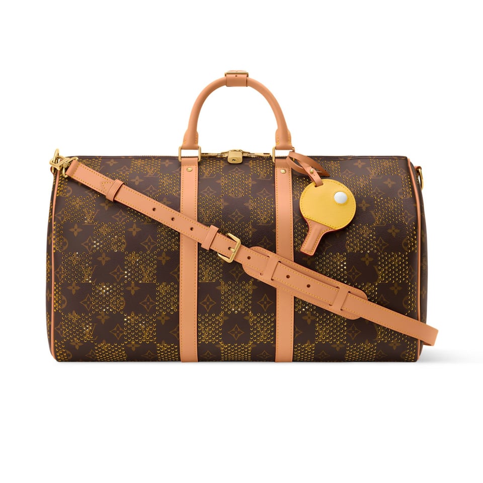 Louis Vuitton Keepall Bandoulière Bag 50cm/19.7in Perforated Monogram Canvas M29163