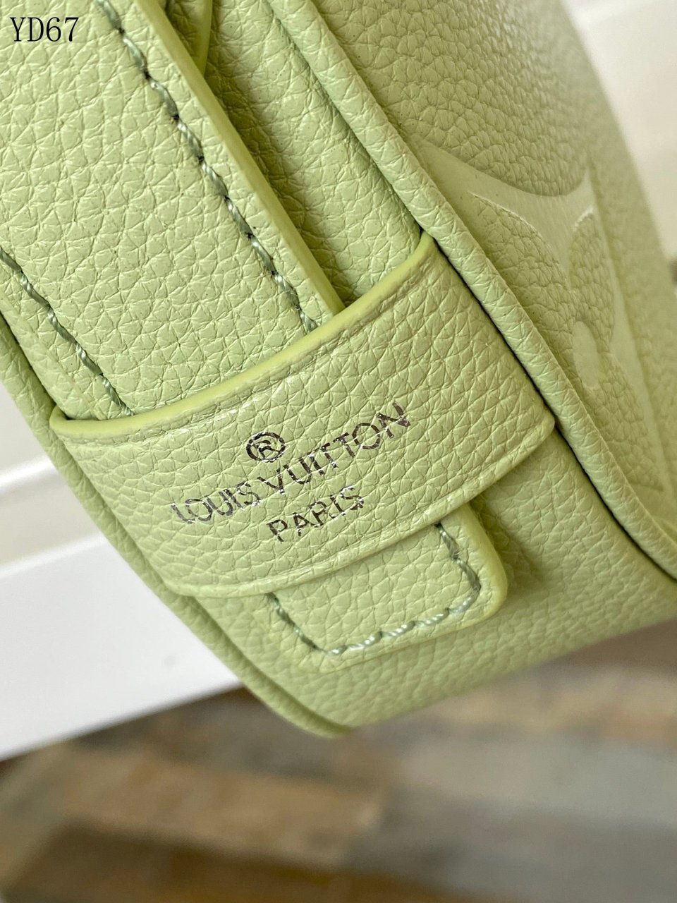 Louis Vuitton Monogram Empreinte Green Shoulder Bag 20Cm M82391 view 6