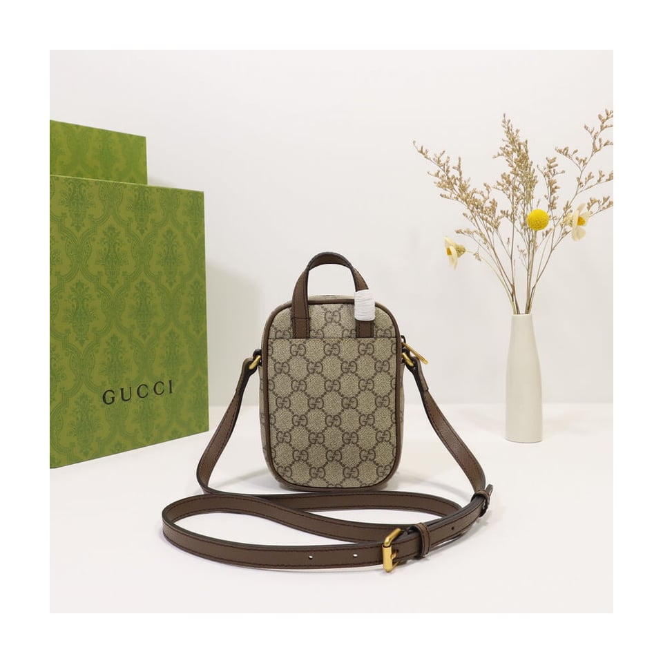 Gucci Ophidia Mini Bag Coffee view 6