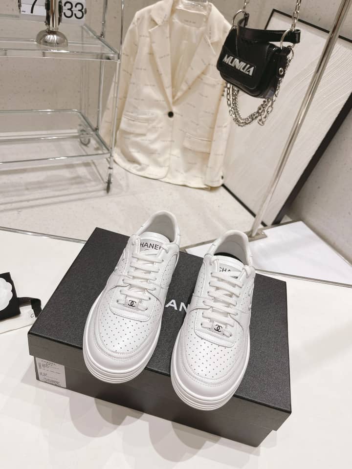 Chanel Air Force Sneaker White G45079B13302Np503 view 3