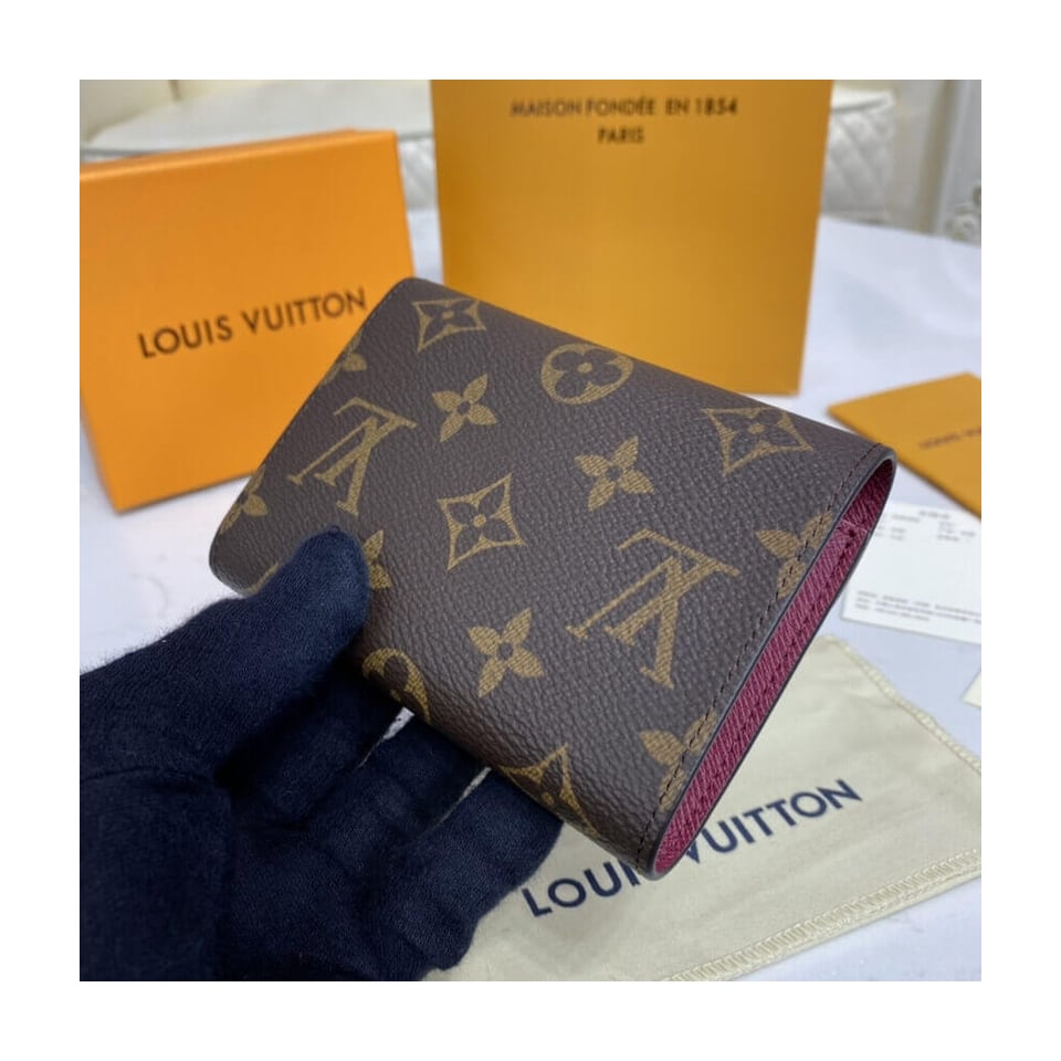 Louis Vuitton Monogram Canvas Victorine Wallet Fuchsia view 4