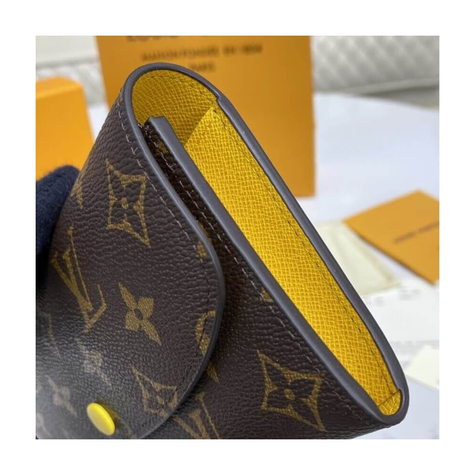 Louis Vuitton Monogram Canvas Emilie Wallet Yellow view 5
