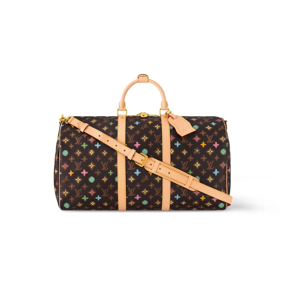 Louis Vuitton Keepall Bandouli Re Monogram Craggy Chocolate 40Cm M24901 view 2